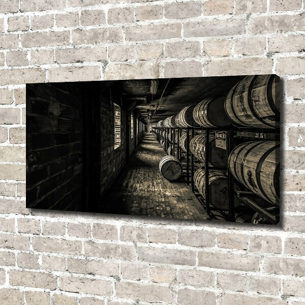 Wandbild Bourbonfässer