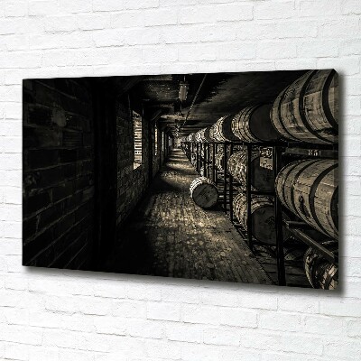 Wandbild Bourbonfässer