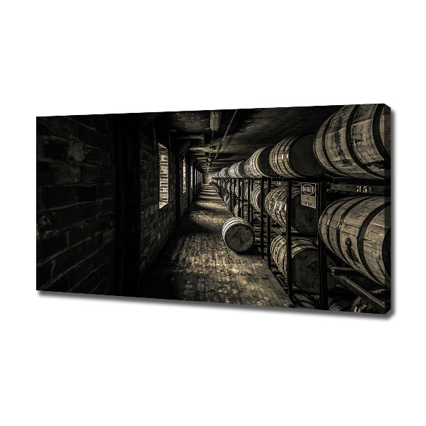 Wandbild Bourbonfässer