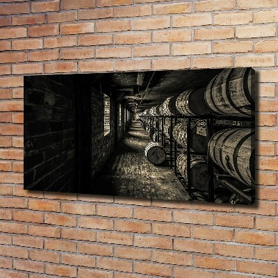 Wandbild Bourbonfässer