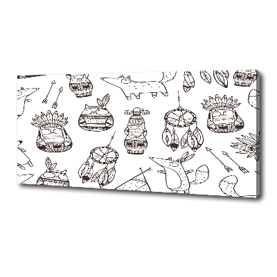 Bild auf leinwand Indische Eulen