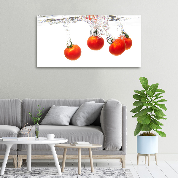 Wandbild Tomaten unter Wasser