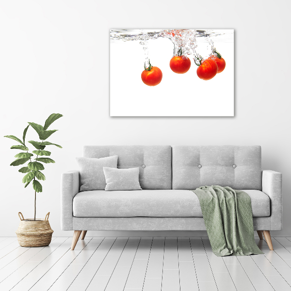 Wandbild Tomaten unter Wasser