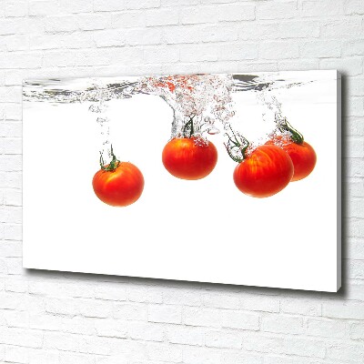 Wandbild Tomaten unter Wasser