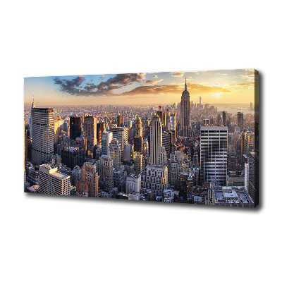 Wandbild New York aus der Vogelperspektive