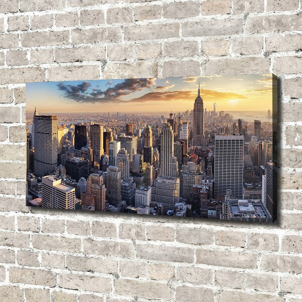 Wandbild New York aus der Vogelperspektive