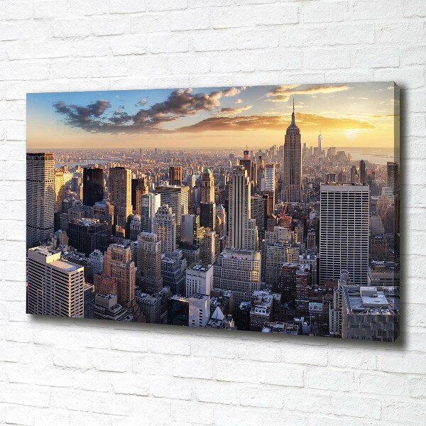 Wandbild New York aus der Vogelperspektive