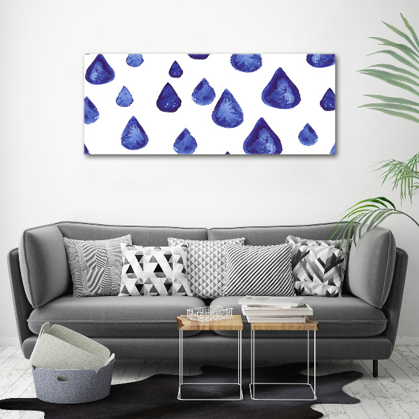 Fotobild Blaue Tropfen