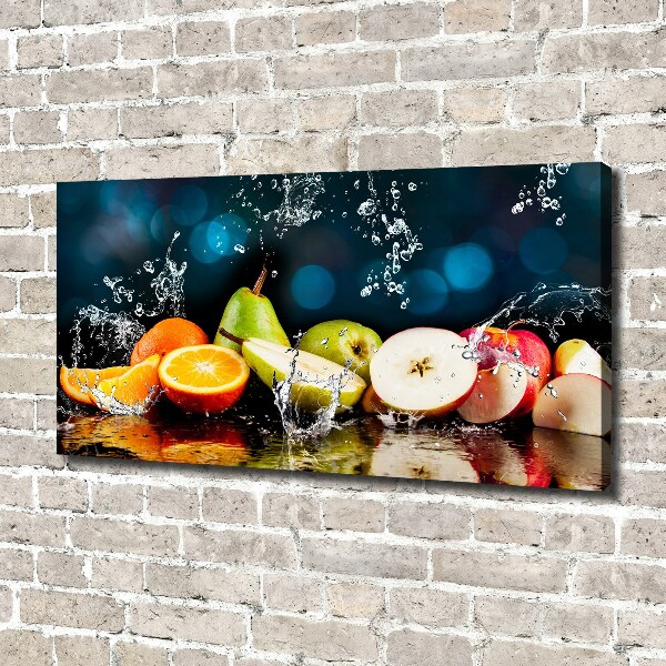 Bild auf leinwand Obst und Wasser