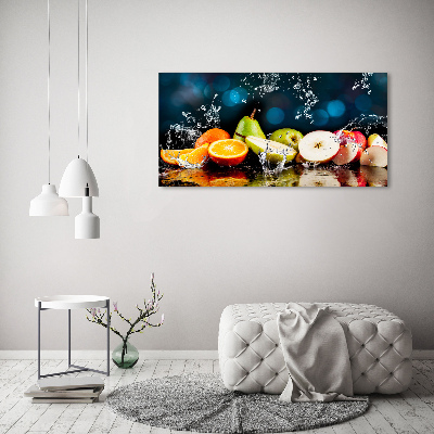Bild auf leinwand Obst und Wasser