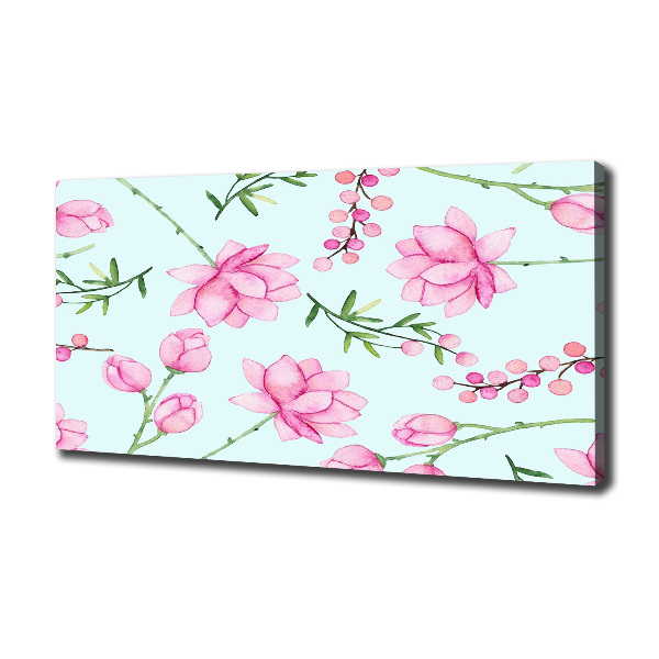 Wandbild Blüten und Beeren