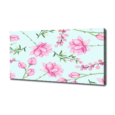 Wandbild Blüten und Beeren