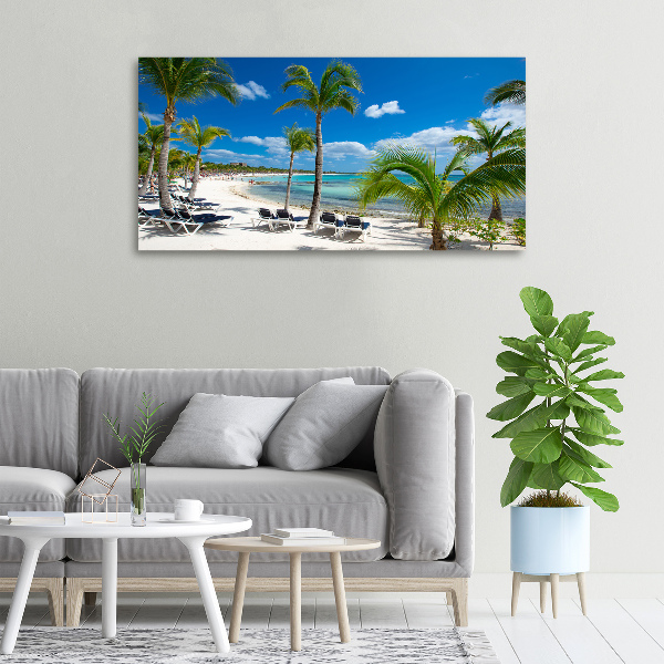 Wandbild Maledivenstrand