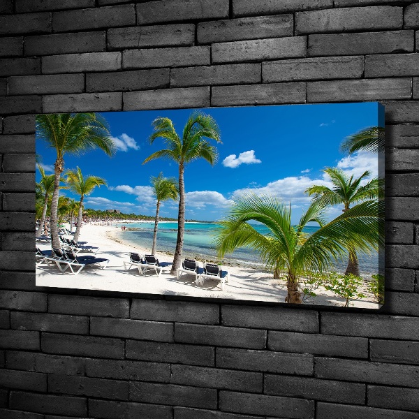 Wandbild Maledivenstrand