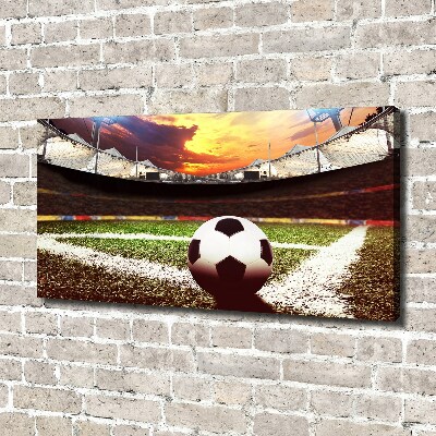 Bild auf leinwand Ball im Stadion