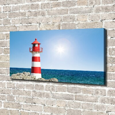 Bild auf leinwand Leuchtturm