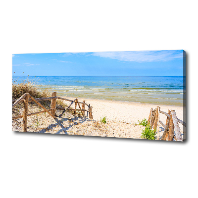 Wandbild Zugang zum Strand
