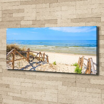 Wandbild Zugang zum Strand