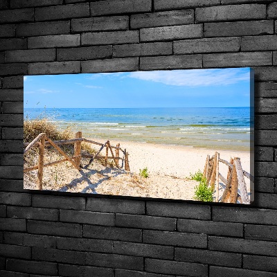 Wandbild Zugang zum Strand