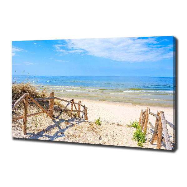 Wandbild Zugang zum Strand