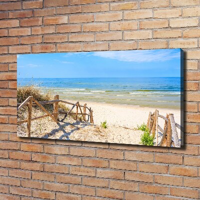 Wandbild Zugang zum Strand