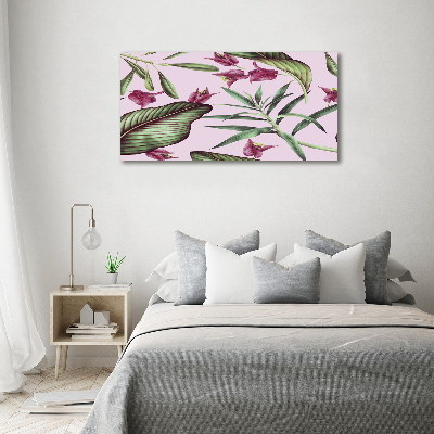 Bild auf leinwand Tropische Blumen