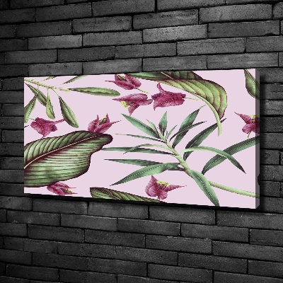 Bild auf leinwand Tropische Blumen
