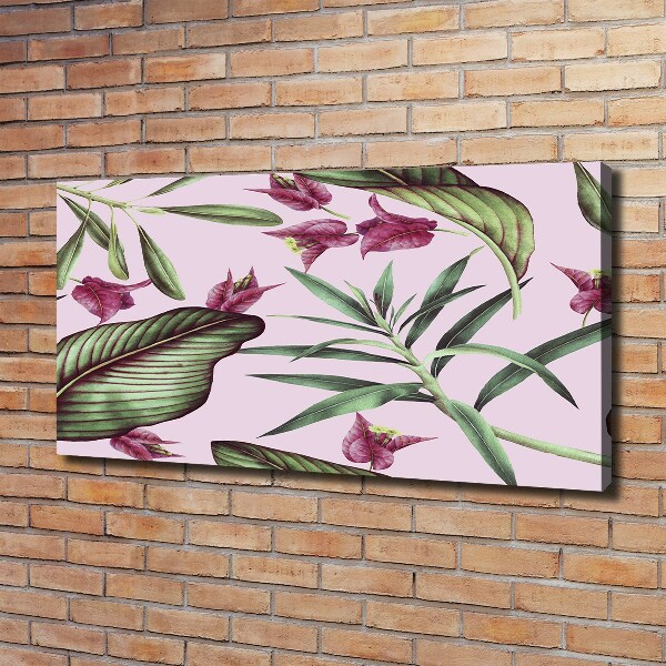Bild auf leinwand Tropische Blumen