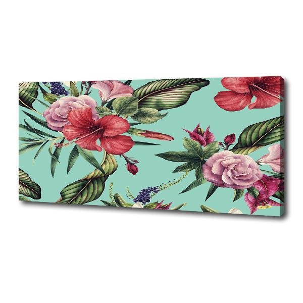 Wandbild Tropische Blumen