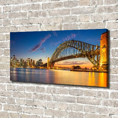 Bild auf leinwand Skyline von Sydney