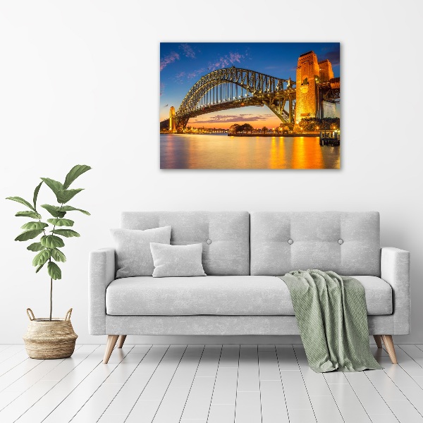 Bild auf leinwand Skyline von Sydney
