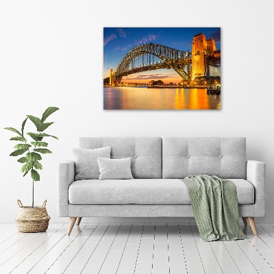Bild auf leinwand Skyline von Sydney