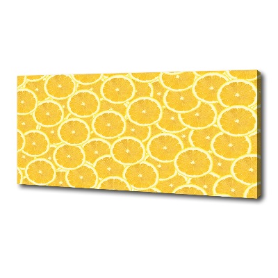 Bild auf leinwand Zitronenscheiben