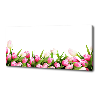 Wandbild Rosa Tulpen