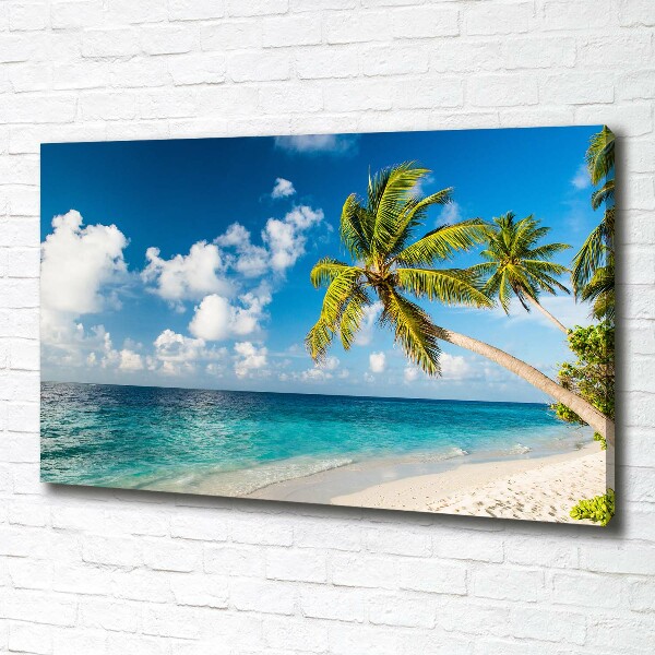 Wandbild Maledivenstrand