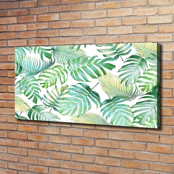 Wandbild Tropische Blätter