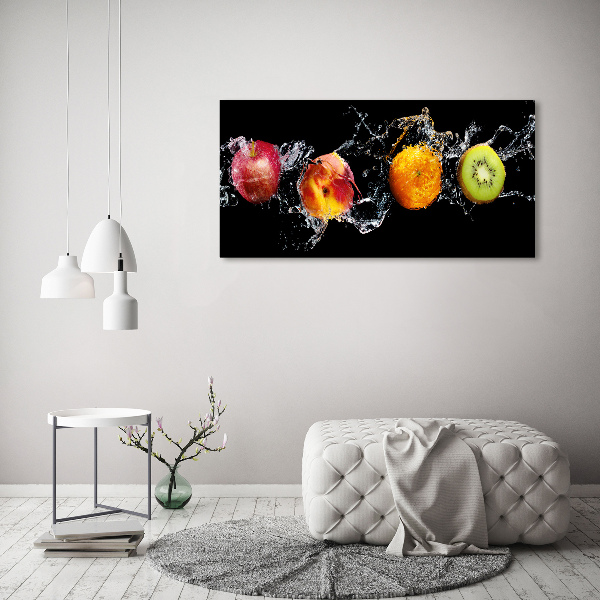 Bild auf leinwand Obst und Wasser