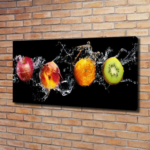 Bild auf leinwand Obst und Wasser
