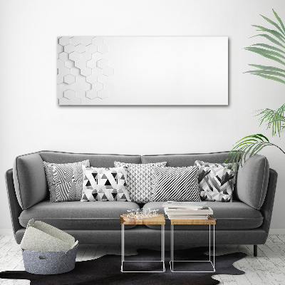 Bild auf leinwand Sechsecke Hintergrund