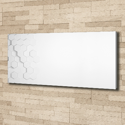 Bild auf leinwand Sechsecke Hintergrund