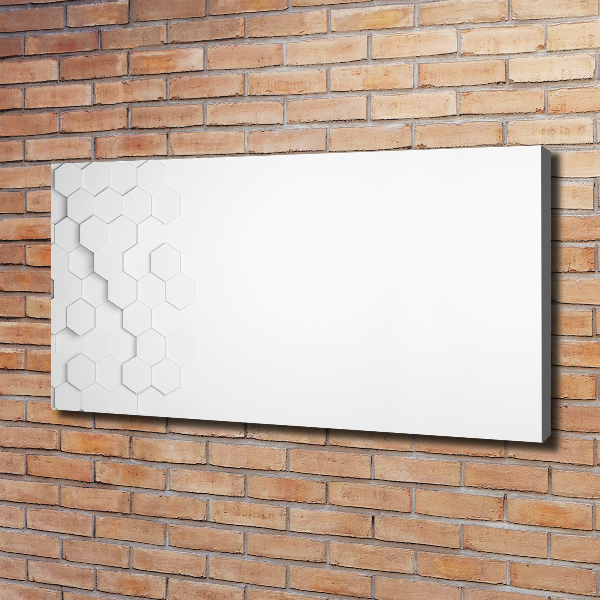 Bild auf leinwand Sechsecke Hintergrund
