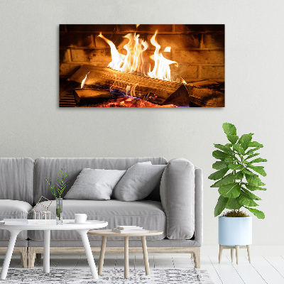 Fotobild Holz im Kamin