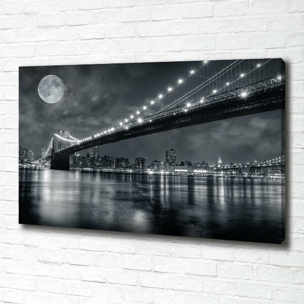 Bild auf leinwand Brooklyn Bridge