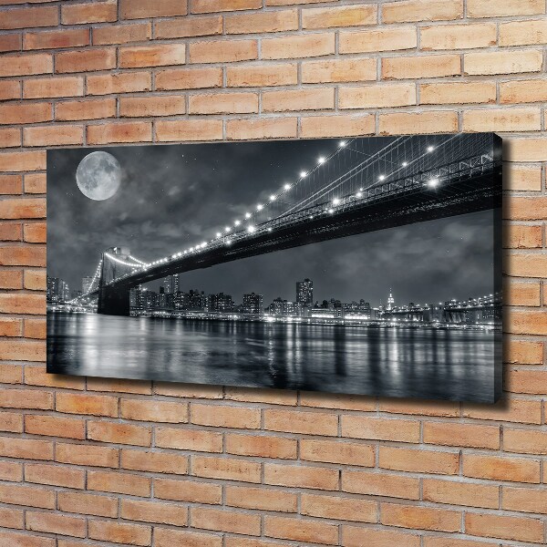 Bild auf leinwand Brooklyn Bridge