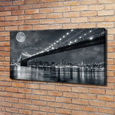 Bild auf leinwand Brooklyn Bridge
