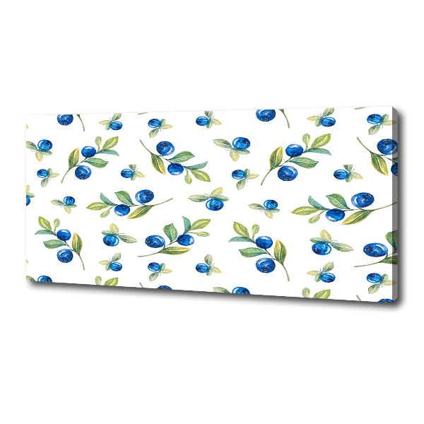Wandbild Blaubeeren