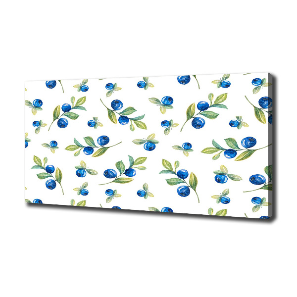 Wandbild Blaubeeren
