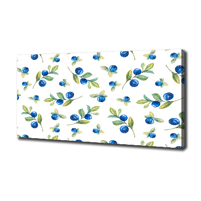 Wandbild Blaubeeren