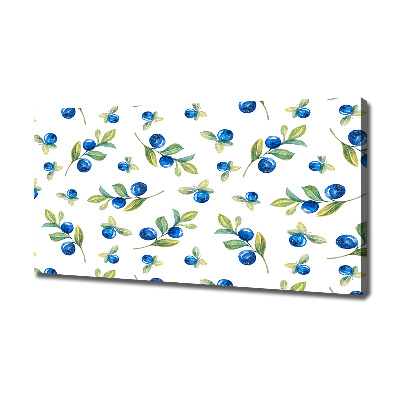 Wandbild Blaubeeren