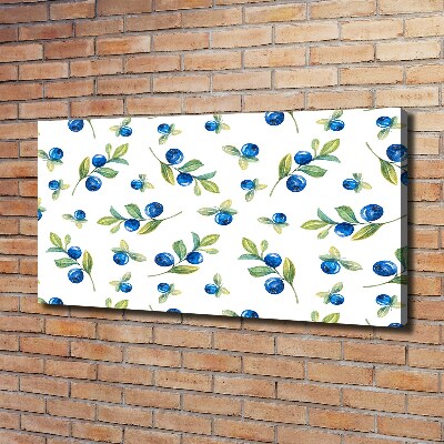 Wandbild Blaubeeren